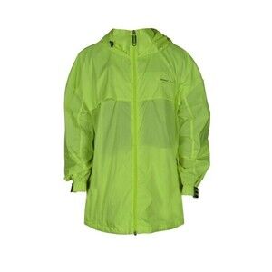 Off-White Fluorescent Yellow Windbreaker With Zippered Pockets - NWT